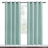 NICETOWN NICETOWN Aqua Blue Blackout Curtains 78" Long for Office,