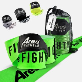 Ares Fightwear® Professional Bandage Boxes, Set of 2 [4.5 m] Including Laundry Net, Maximum Protection and Firm Hold Thanks to Flex-Fit Material, Boxing Bandages for Safe Fights, Box Bandages for Men