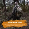 MoiShow Hunting Backpack, Outdoor Hunting Pack with Rifle Holder, Hunting