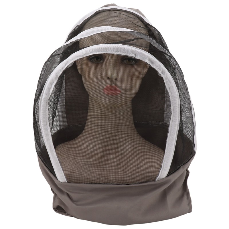 Beekeeping Veil Hat Head Protection Mesh Cap Nylon Breathable Sun