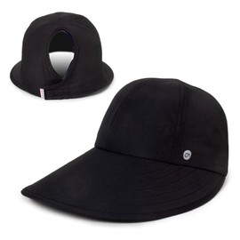 Ponyflo Sunblocker Wide Brim Hat-Black Oprah Daily