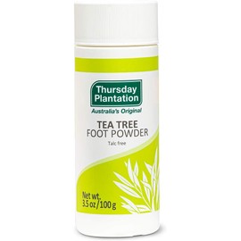 Polvo de pie y espray para plantación de árbol de té, ayuda a prevenir el olor y el sudor de los pies, Tea Tree Foot Powder