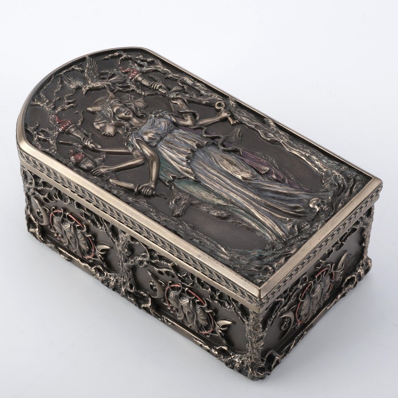 Veronese Design Hecate Triple Goddess Decorative Trinket Box