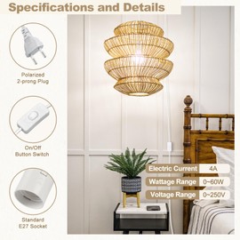 DiCUNO DiCUNO E27 Lampenfassung mit Schalter, E27 Lampensockel mit 4M Netzkabel und EU Stecker, fr Lampenaufh?ngung, Pendelleuchten, Deckenlampen, DIY Projekte, Wei?, 1er-Pack