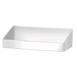 Poze K134101 Kitchen Condiment Rack, Suction Sheet, White