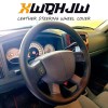 XWQHJW For Jeep Cherokee 2016 2017 2018 Black Leather Steering