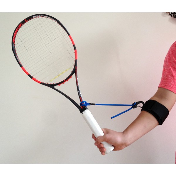 Tennis Swing Wrist Training Aid for Forehands, Backhands, Volleys and Serves - PermaWrist