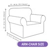 ZNSAYOTX Chair Slipcovers with Arms for Living Room High Stretchy