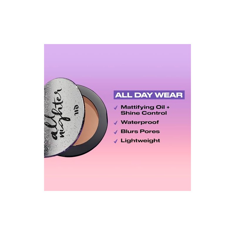 Urban Decay All Nighter - Polvo Compacto para Sellar el
