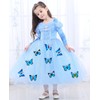 SANNYHHOOT - Disfraz de Princesa para niñas, 1blue with Accessories,