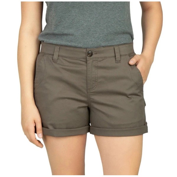Boston Traders Women’s Shorts Brown, Size 10 Roll-Unroll Hem, Elastic