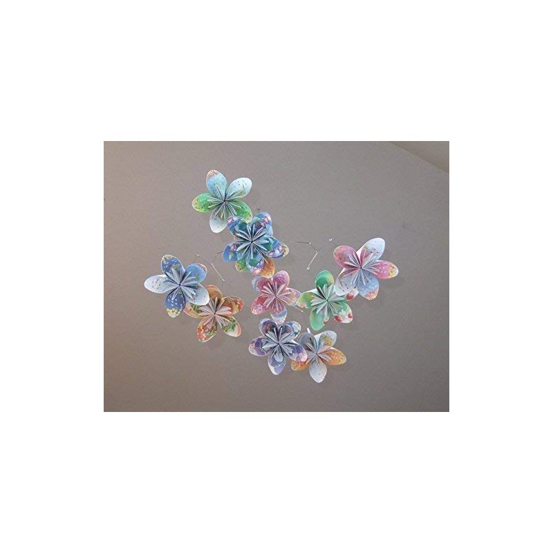 Floral Fantasy Origami Flower Mobile
