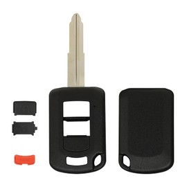 StandardAutoPart Remote Head Key fob Compatible with Mitsubishi Mirage 2017 2018 2019 2020 OUCJ166N 6370B904 (Shell Case)