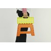 AZUMAYA BLC-312OR Cluster Stool, Folding Step Stool, Large, Orange
