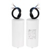 PATIKIL CBB60 60uF Running Capacitor, AC 450V 2 Wires 50/60Hz