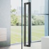 Ranbo Squared-Shaped/Rectangle 60" Large Push Pull Door Handle, Back to