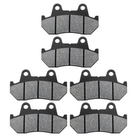 Front & Rear Brake Pads for Honda GL1100 Goldwing/Interstate 1982-1983 Goldwing 1200 GL1200 1984-1987 VF1100 C/S V65 Magna/Sabre 1983-1986 GL1100 AD Aspencade 1982-1983 CB900 C Custom 1982