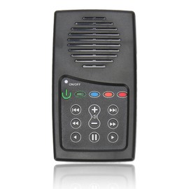 FLEXMAN Audio Bible Player, 8G Solar Charging Electronic Bible Reader, 15H Standby Time Portable Sound Bible Player with 500mAh Battery Capacity for Indoor Bible Listeners(Russian+English CEV+Kurdish)