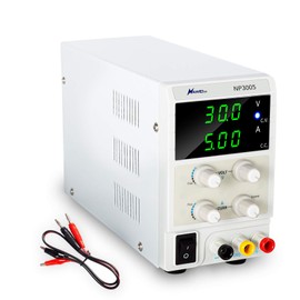 30V 5A DC Power Supply Variable 3-Digital LED Display, Precision Adjustable Regulated Switching Laboratory Switching Power Supply for DIY, Repairing