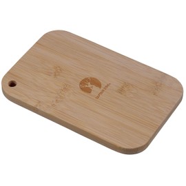 CAPTAIN STAG UP-2691 Bamboo Cutting Board, Trivet Plate, Aluminum Square Cooker, Large Size, Natural, Product Size: Approx. 7.7 x 5.0 x 0.4 inches (196 x 128 x 11 mm)