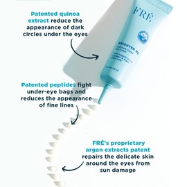 Rejuvenating Eye Cream, Brighten Me by FRE Skincare - Anti-Aging Smoothing Under Eye Cream for Dark Circles, Wrinkles & Puffiness - Vegan & Paraben-Free, All Skin Types