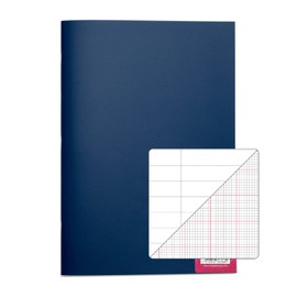Rhino, TBSC2Y-8 Stationery Science Book | A4 | 64 Page | 8mm Lined with Margin & 2:10:20 Graph Paper On Alternate Pages | Green | Learning Resources | School Books | Pack of 1