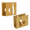 2pcs Stainless Steel Napkin Holder Freestanding Kitchen Restaurant Paper Napkin