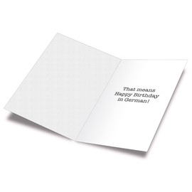 Funny Dog Birthday Card Pun With German Shepherd | Made in America | Eco-Friendly | Thick Card Stock with Premium Envelope 5in x 7.75in | Packaged in Protective Mailer | Prime Greetings