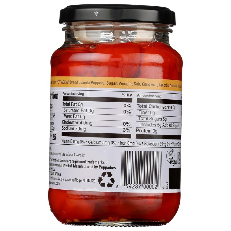 Peppadew Piquant Mild / Sweet Peppers 400g - Pack of