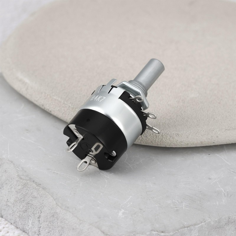 eMagTech 4pcs 4.7K Ohm B4K7 Linear Potentiometer with Switch WH137-2
