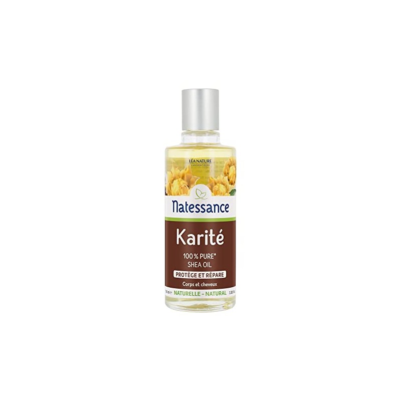 Natessance Shine to Hair Naturel Shea Oil Nourishing and Restoring