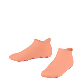 ESPRIT Unisex Children's Home Trainer Stopper Socks Non-Slip Nubs on the Sole with Plush Soft Durable Plain Breathable Sustainable Organic Cotton 1 Pair, Red (Cantaloupe 8771)