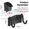 Wheelbarrow Storage Bracket - 90 lbs Capacity, Heavy Duty Storage