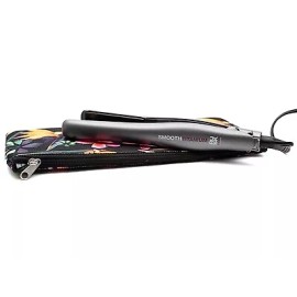 Rusk SMOOTH TITANIUM Mini Flattening Iron 3/4" with Zippered Thermal Case