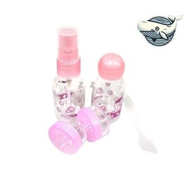 Cute travel cosmetic container and portable sample bottle / 귀여운 여행용 화장품 용기 휴대용 샘플병