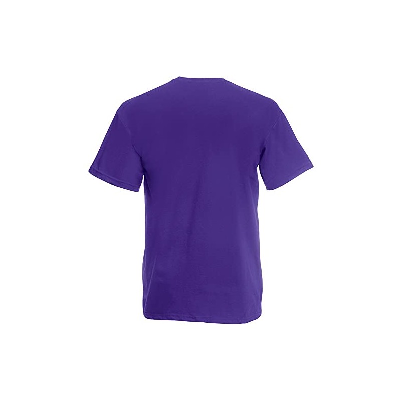 Fruit of the Loom Men's Short-Sleeved T-Shirt - purple, size: