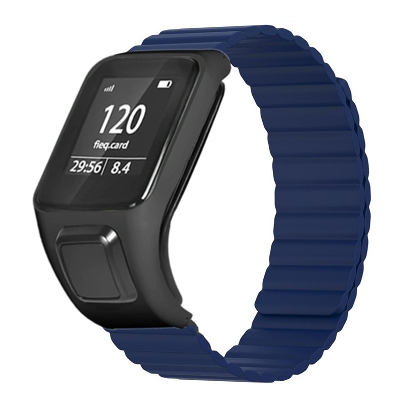Silicone Magnetic Watch Band Watch Replacement Strap Adjustable Watch Wristband