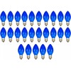 Creative Hobbies 25 Pack - C7, Opaque Blue, 7W, E12