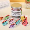 Affrolling 80 Pcs Positive Dumpster Cards in Jar Dumpster Affirmation