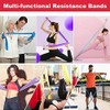 FUDOSAN Resistance Bands, Professional Exercise Elastic Bands Long Natural Latex