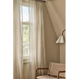 Jotex Multi-Functional Curtain Layer Set of 2, Polyester/Cotton Blend, Oeko-Tex® Standard 100 Certified, Better Cotton - Greige, 140 x 220 cm
