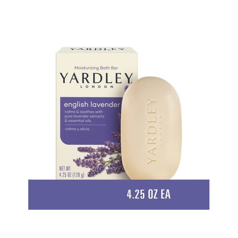 Yardley English Lavender Bar Soap 2 x 4.25 oz Soap