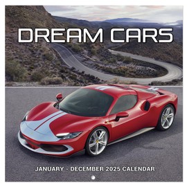 2025 Wall Calendar - Cars Calendar from Jan. 2025 to Dec. 2025, 11.8'' x 11.8'' 12 Monthly Calendar 2025 for Home, Office