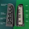 KUTTOLE Driver Power Window Switch & Bezel w/Folding Mirrors for