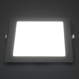 18W LED Square Recessed Ceiling Flat Panel Down Light Ultra Slim Lamp Cool White 6500K Super Bright