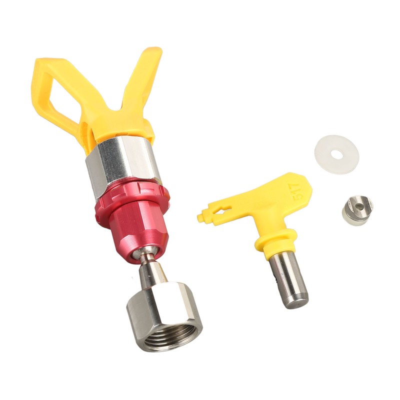 Spray Tip Guard Nozzle Base Swivel Aluminium Alloy Spray Guide
