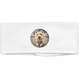 'Smiling West Highland Terrier' Beauty Head Band/Hair Band (HB00036591)