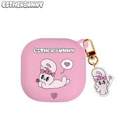 ESTHER BUNNY Buds Live Case + Acryl Keyring Set 2items, Type#$%Keyring:I Love You Bunny-Rose Keyring