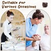 Blulu 65pcs Bun Hair Nets Invisible Elastic Edge Mesh and