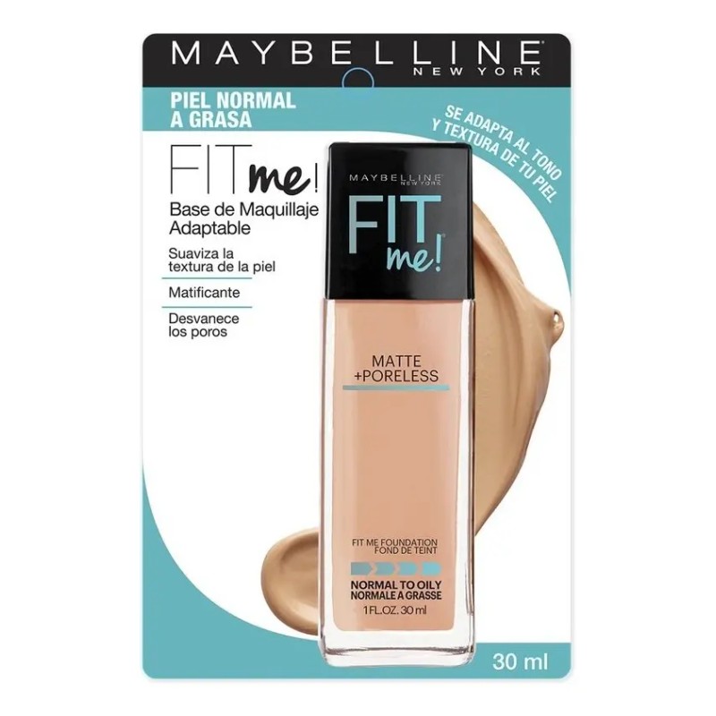 Base Fit Me Matte + Poreless 220 Natural beige Maybelline